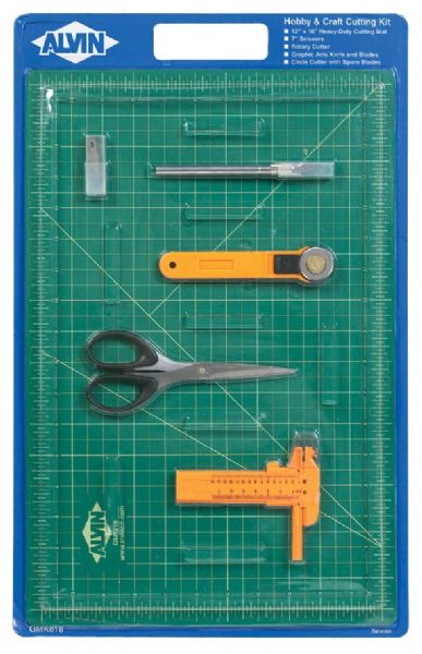 Alvin Gmk818 Cutting Mat Hobby Kit 12x18