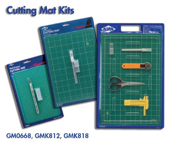 Alvin Gmk812 Cutting Mat W-knife 8.5x12