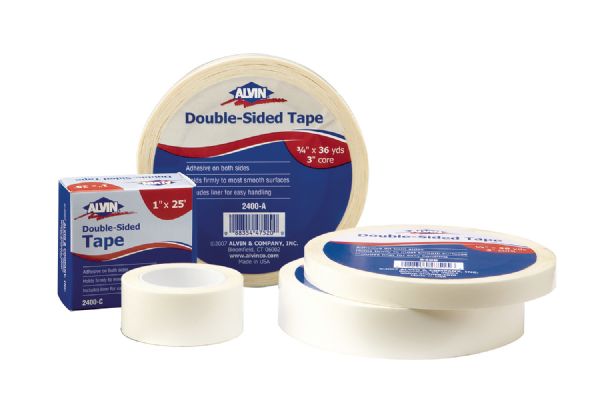 Alvin 2400-b Double-sided Tape 1in X36yds