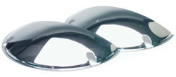 Roadpro 10477X Sm Half-moon Chrome Headlight Shield