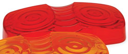 Roadpro RP-9007R-1 4x2 Dbl Bubble Repl.lens - Red Roadpro RP-9007R-1 4x2 Dbl Bubble Repl.lens - Red