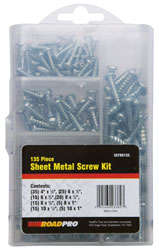 SST90135 Screws Kit-sheet Metal Asst 135pc