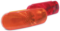 Rp-6064r 6-1 - 2x2-1 - 4 Oval Sealed Lt - Red