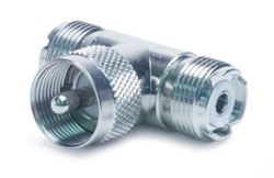 TSM-359 Connector - PL-259 to (2) SO-239