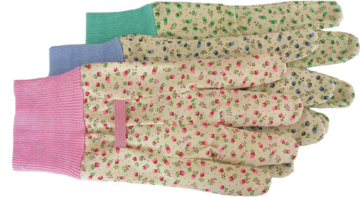 Wetsel 618626 Boss Floral Cotton Gloves Model 626