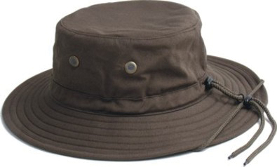 Men S Cotton Hat - Dark Brown Model 4471db