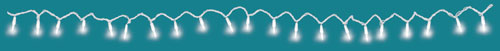 Amscan 30148 21 Clear Light Set 100 lights  glass metal