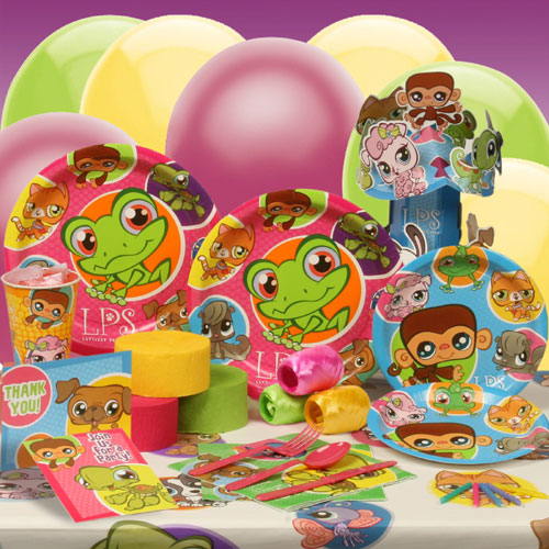 Buy Seasons 29824 Littlest Pet Shop Deluxe Party Kit - paper plastic latex and wax