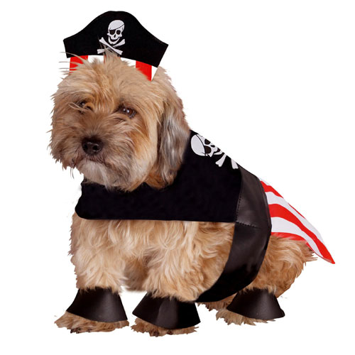 Fun World 27043 Pirate Dog Pet Costume Size Small