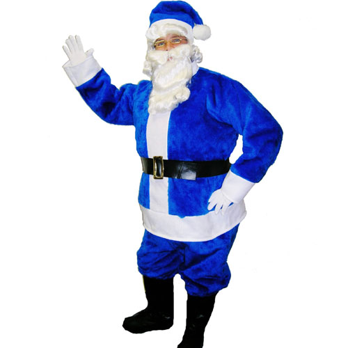 Halco 20072 Blue Santa Suit Adult XLarge Costume Size XLarge