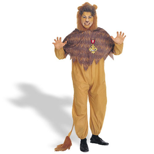 Rubieamp;apos;s Costume Co 1922 The Wizard of Oz Cowardly Lion Adult Costume Size Standard OneSize Men Size 46 Chest6