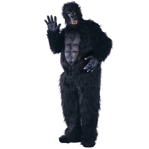 Forum Novelties Inc 12321 Gorilla with Chest Deluxe Adult Costume Size One-Size- Men Size 46 Chest-6