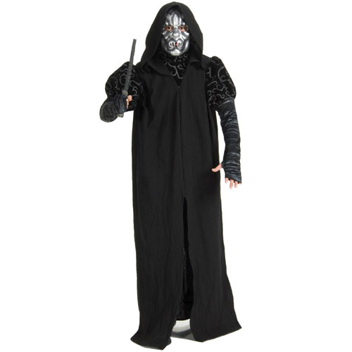 Rubie and amp;apos;s Costume Co 33035 Harry Potter and amp; The Half-Blood Prince Deluxe Death Eater Adult Costume Size Standard One-Size- Men Size 46 Chest-6