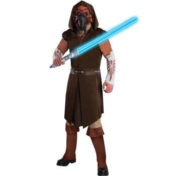 Rubieamp;apos;s Costume Co 33090 Star Wars Clone Wars Deluxe Plo Koon Adult Costume Size XLarge Men Chest Size 4648
