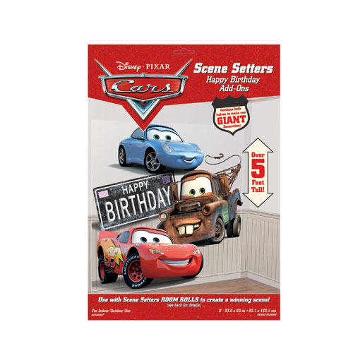 UPC 048419663867 product image for Amscan 26964 5  Disney s Cars Happy Birthday Add-On | upcitemdb.com