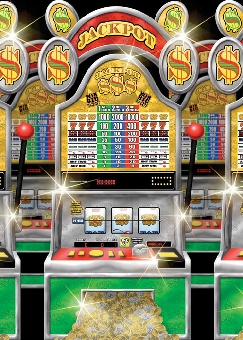 Amscan 27291 50 Slot Machine Room Roll