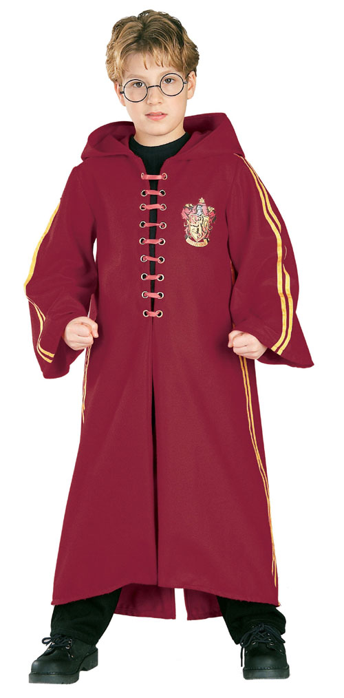Rubie s Costume Co 17673 Harry Potter Quidditch Robe Super Deluxe - Child Size Small