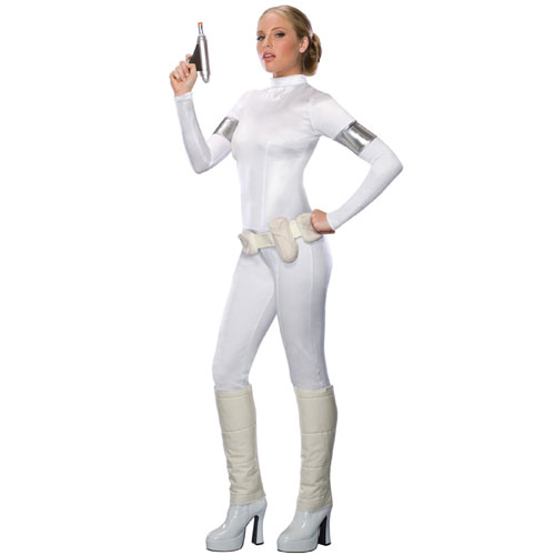 Rubies Costume Co 33115 Star Wars Amidala Jumpsuit Adult Costume Size Medium- Women 8-10