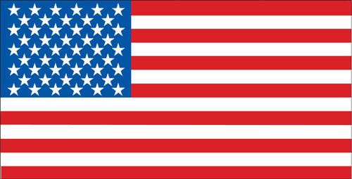 Creative Expressions 24194 10 American Flag Banner