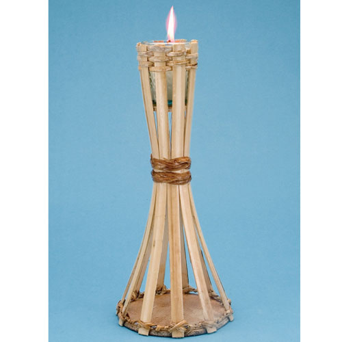 Tropical Sun 27117 Natural Bamboo Table Torch