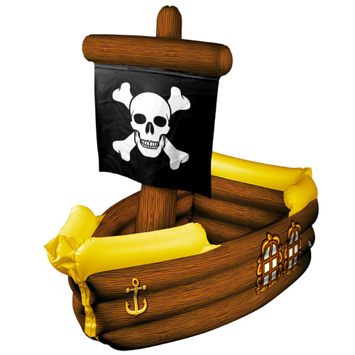 Beistle Company 35482 Inflatable Pirate Ship Cooler