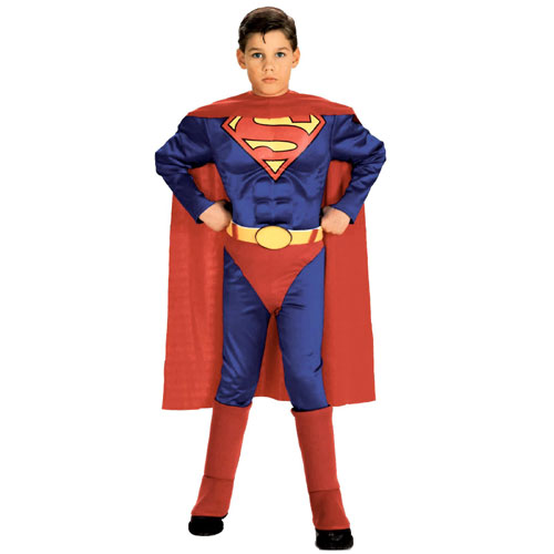 Rubieamp;apos;s Costume Co 6384 Superman with Chest Child Costume Size Medium Boys 810