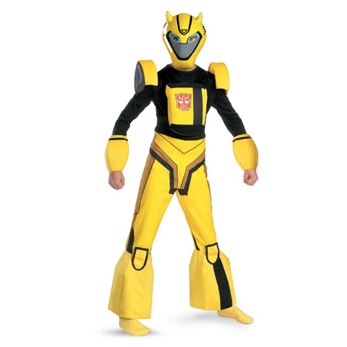 Disguise Inc 32896 Transformers Animated Bumblebee Deluxe Child Costume- Size 7-8