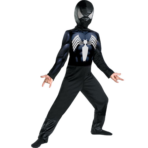 Disguise Inc 32929 The Amazing SpiderMan BlackSuited SpiderMan Child Costume Size 46