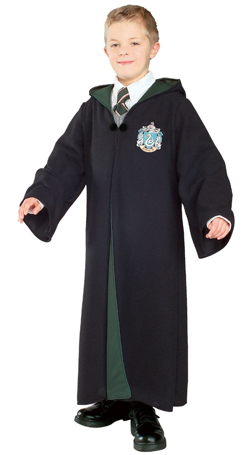 Rubie and amp;apos;s Costume Co 33033 Harry Potter and amp; The Half-Blood Prince Deluxe Slytherin Robe Child Costume Size Small- Boys 4-6