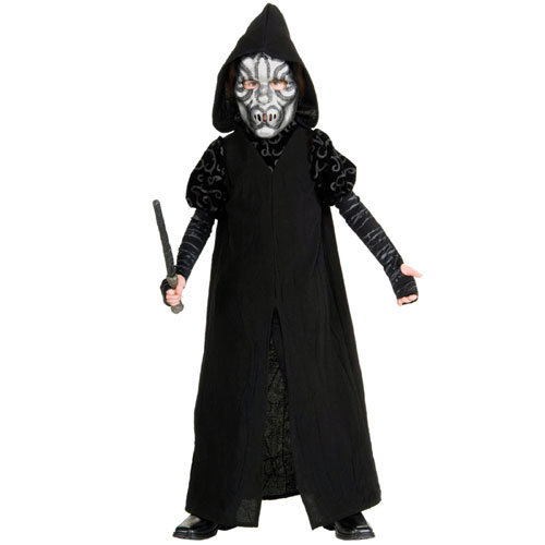 Rubie and amp;apos;s Costume Co 33034 Harry Potter and amp; The Half-Blood Prince Deluxe Death Eater Child Costume Size Small- Boys 4-6