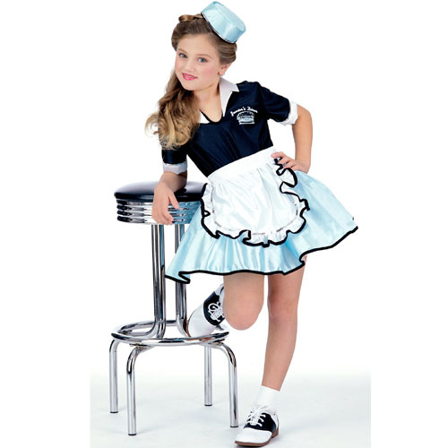 Rubie s Costume Co Rubie s Costume Co 10042 Car Hop Girl Child Costume Size Large- Girls 12-14 Rubie s Costume Co Rubie s Costume Co 10042 Car Hop Girl Child Costume Size Large- Girls 12-14