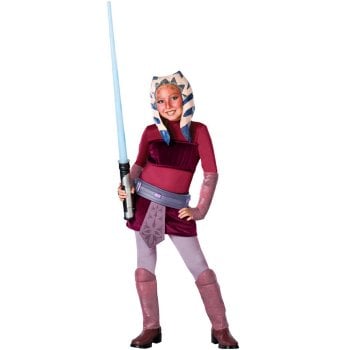 Rubies Costume Co 33078 Star Wars Animated Deluxe Ahsoka Child Costume Size Large- Girls 12-14