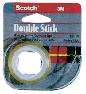 Scotch Double Stick Tape Clear .5x250 Permanent 136 Pack Of 12
