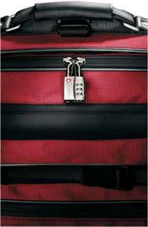 TSA Set-Your-Own Combination Lock Silver 1 13 16inch 4680DNKL Pack Of 4