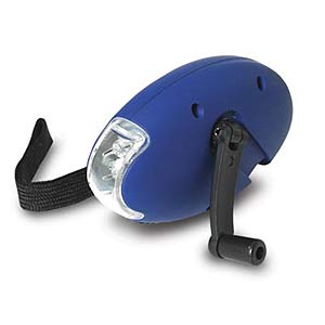 Mini Dynamo Triple LED Wind-Up Flashlight