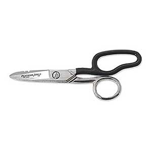 115 0284 Professional Electrician's Scissors With Serrated Teeth Blade
