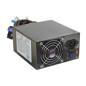 600w White Titanium Dual Fan Sli Power Supply by Alpha Omega
