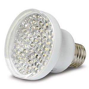 90 LED Light Bulb 120v Ac Warm White