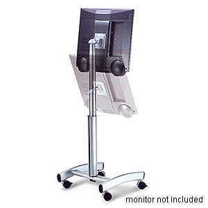 Modernsolid 111 0334 23"x 20"x 8"Ultra Mobile LCD TV Cart Silver