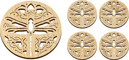 Maple Landmark 66608 5 pc. GIFT SET - NATURAL- DRAGONFLY