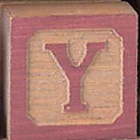 Maple Landmark 30025 VT COUNTRY BLOCKS LETTER BLOCKS Y