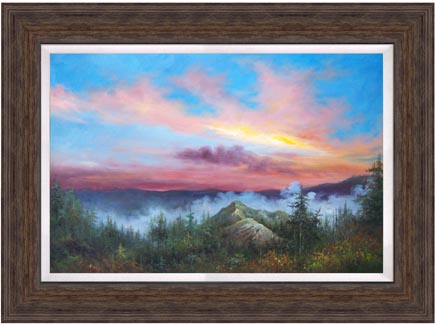 Mary Mayo MA1244 Sunset on the Blue Ridge by Blue... by Mary Mayo