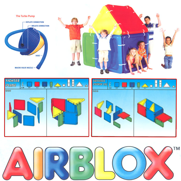 Airblox 10 Piece Set - Build a Play House - Great Gift