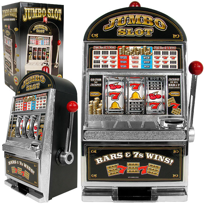 Jumbo Slot Machine Bank - Authentic Replication