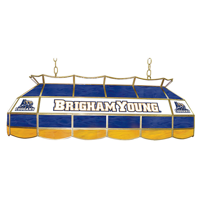 BYU Stained Glass 40 Inch Tiffany Lamp
