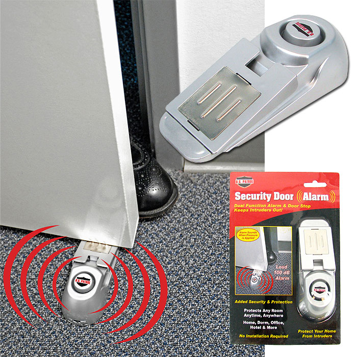 Security Dual Function Alarm and Door Stop - 100Db Alarm