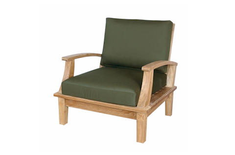 Teak Ds-101 Brianna Deep Seating Armchair With Cushion