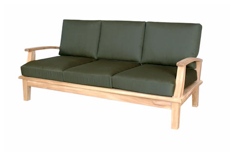 Teak Ds-103 Brianna Deep Seating Sofa With Cushion