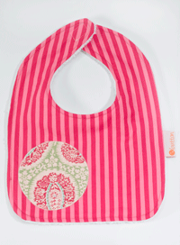 Button 202SANGELFISH Angelfish Stripe Bib