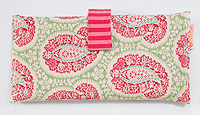 Button 407PANGELFISH Angelfish Paisley Clutch